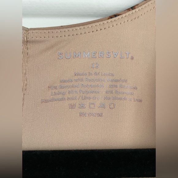 Summersalt-The Surf Leopard One Piece Swimsuit - Picture 4 of 7